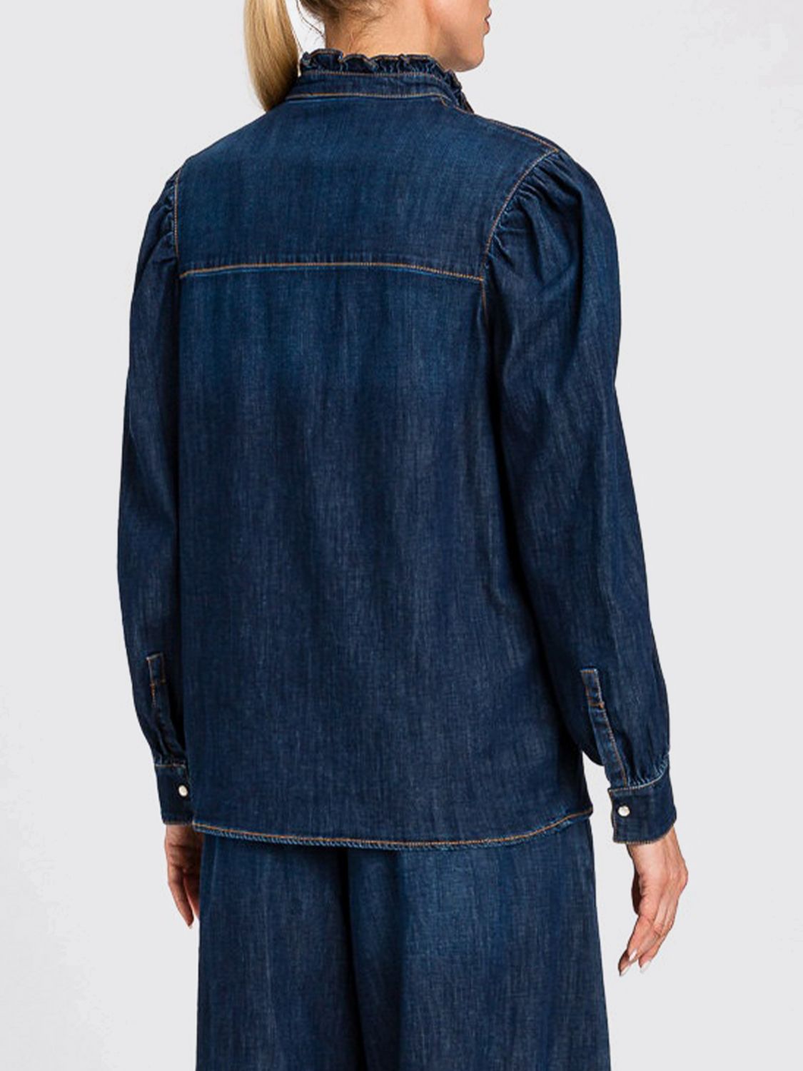 Shirt Woman color Denim