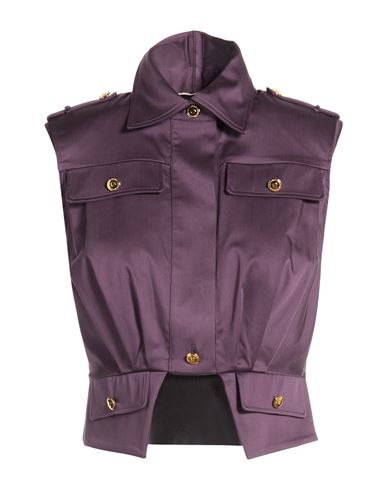 Woman Shirt Mauve Size 2 Lycra, Elastane