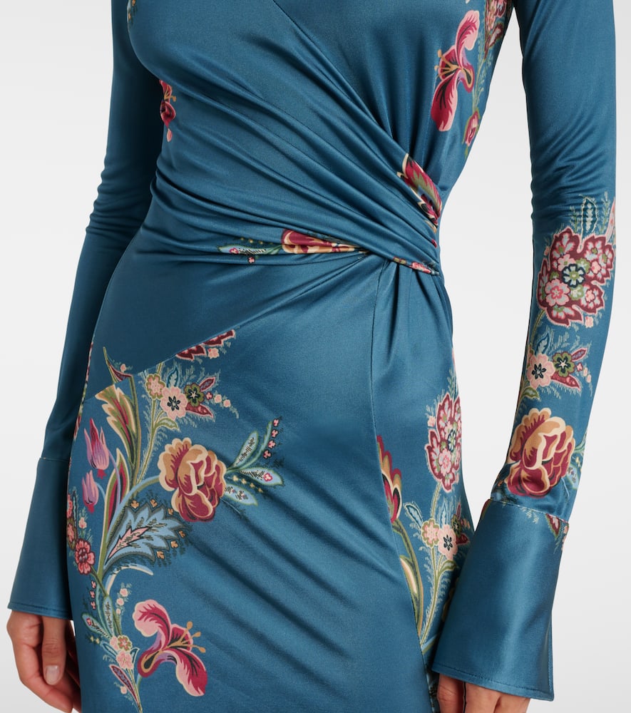 Printed midi dress