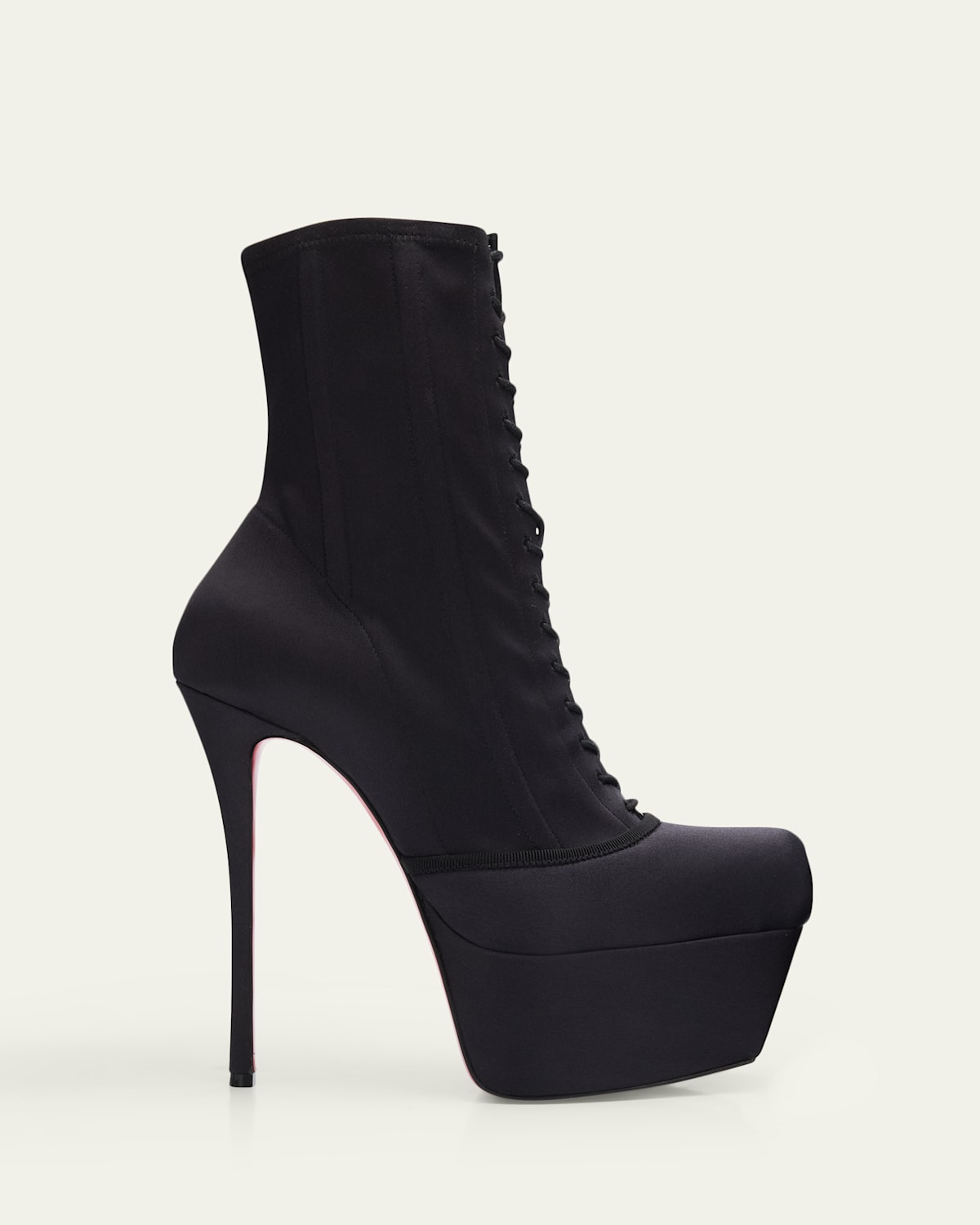 160mm Pavlova Satin Platform Booties