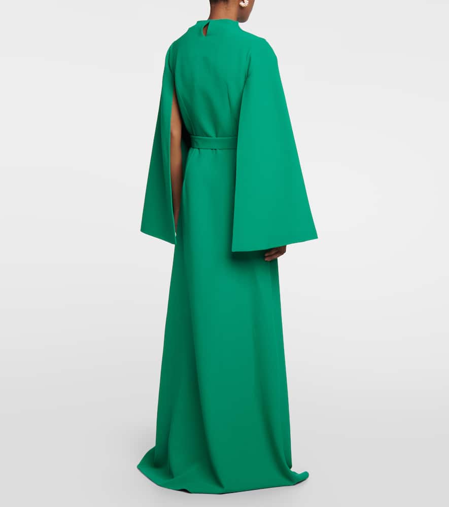 Crêpe maxi dress