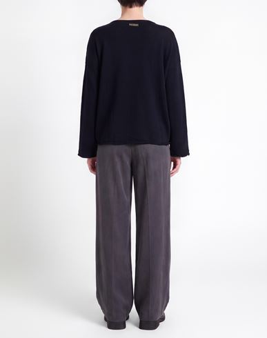 Woman Sweater Midnight blue Size L Merino Wool