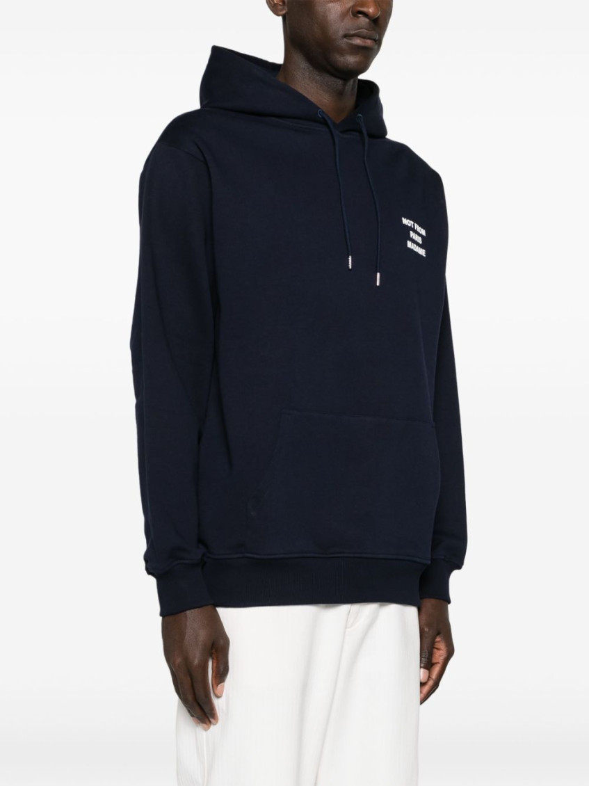 Slogan Hooded Sweatshirt