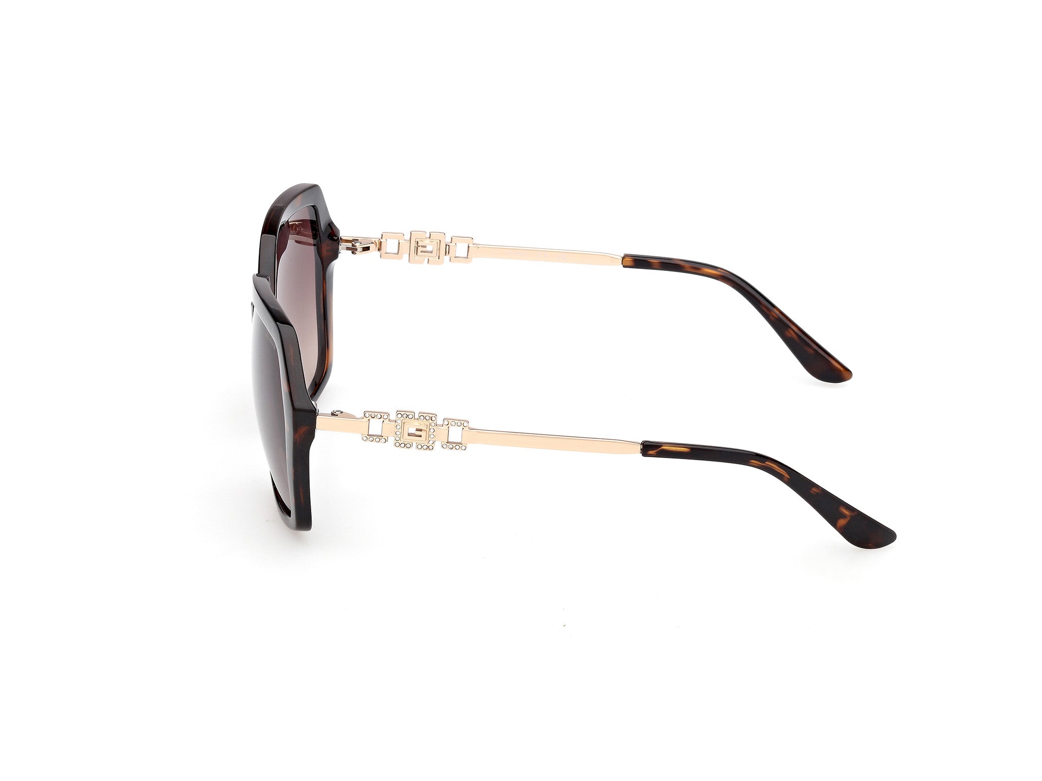 Guess Mujer Guess GU00267 52F Gafas de sol Inyectado la Habana Marrón Geométrico Norma