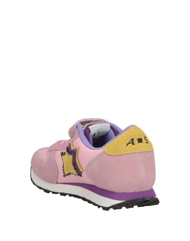 Kid Girl Sneakers Pink Size 3.5Y Leather, Textile fibers