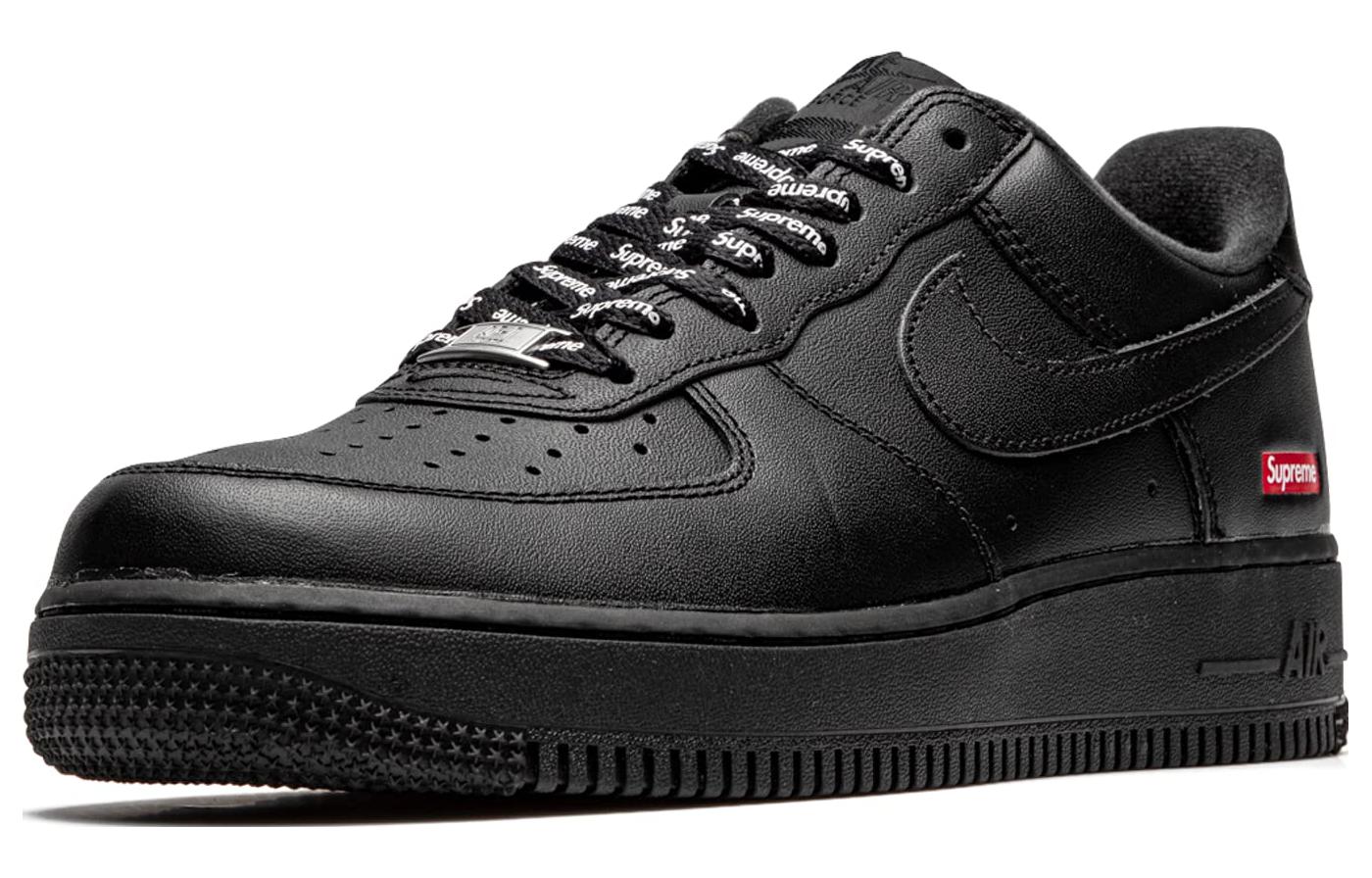 X Supreme Air Force 1 Low 'Box Logo - Black'