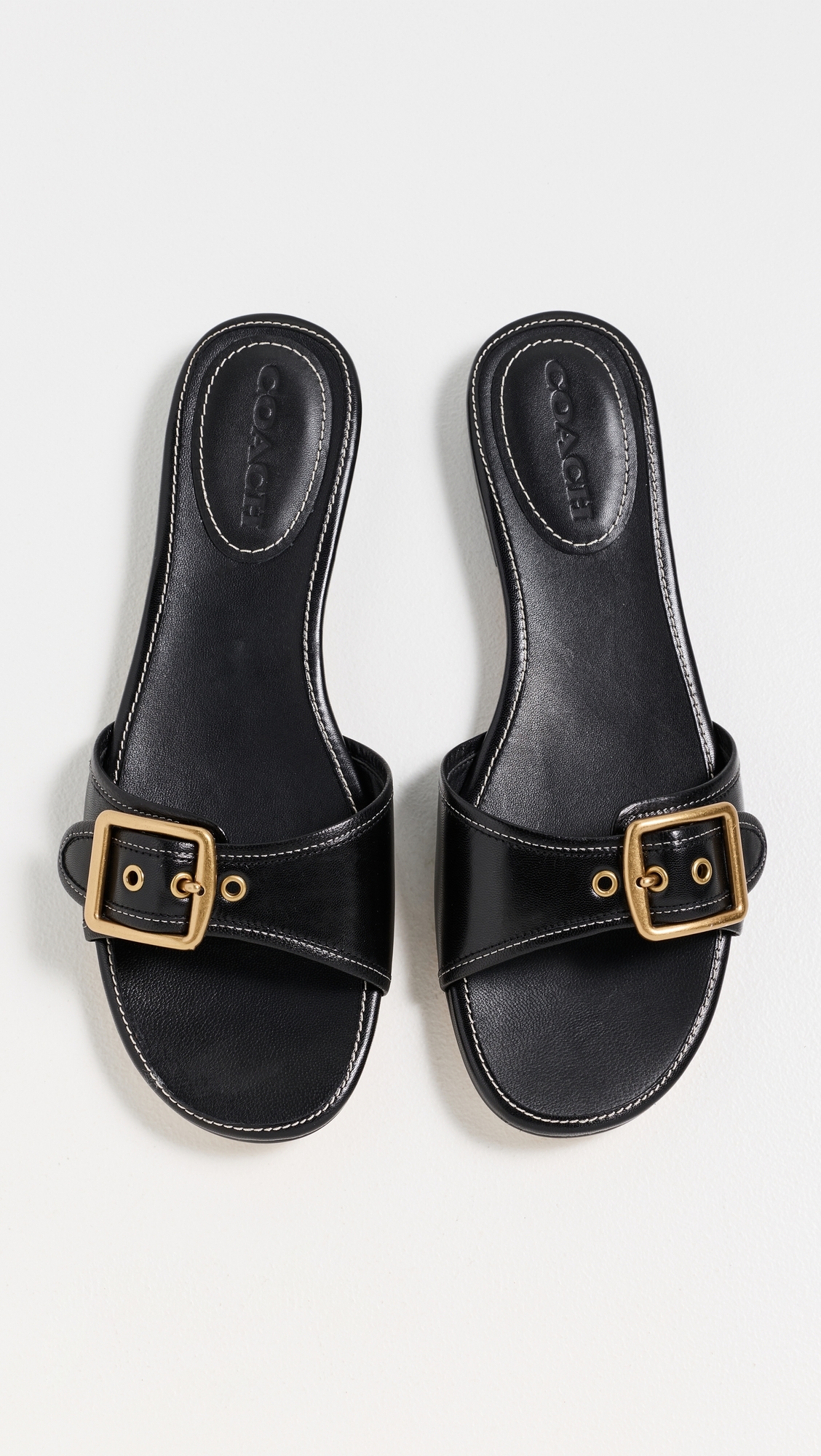 Margot Flat Sandals Black