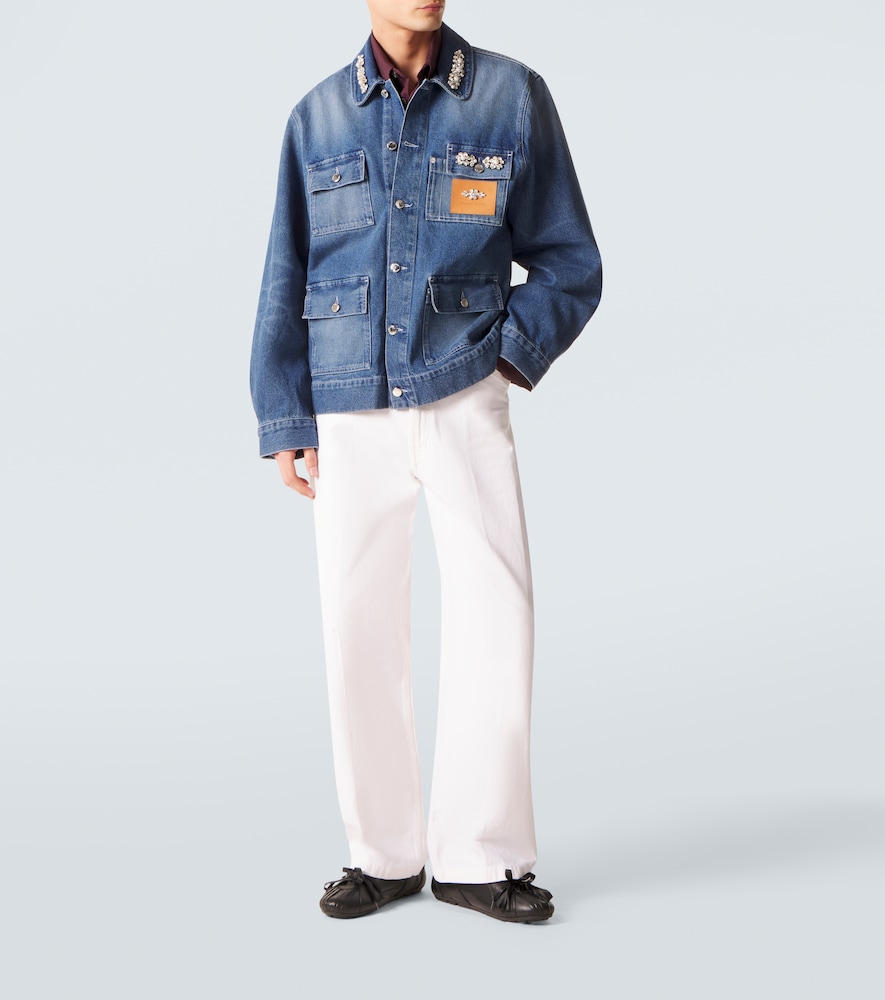 Embellished denim jacket