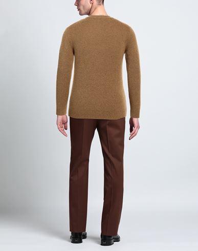 Man Sweater Camel Size 40 Cashmere, Silk, Polyester