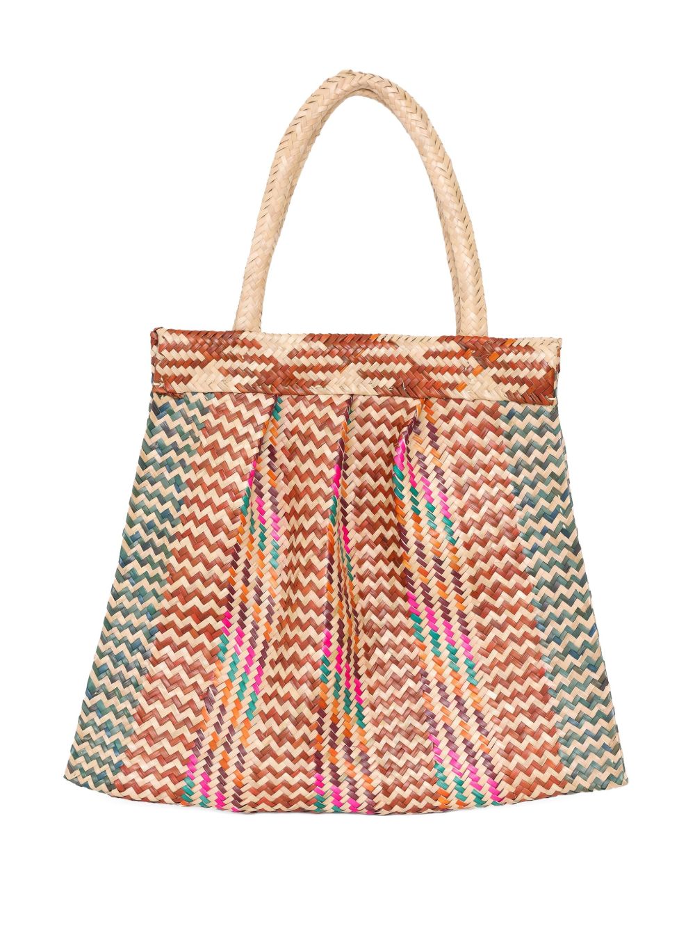 Interwoven beach bag - Pink