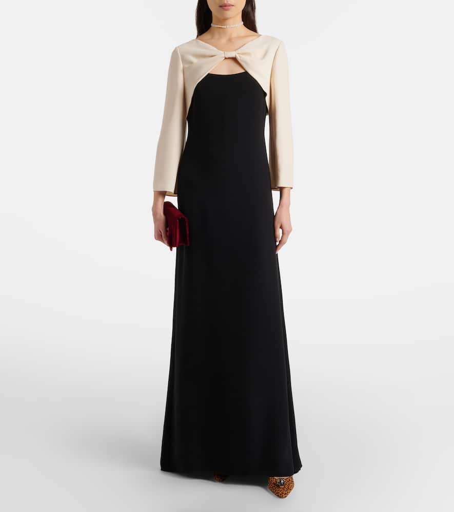 Silk gown