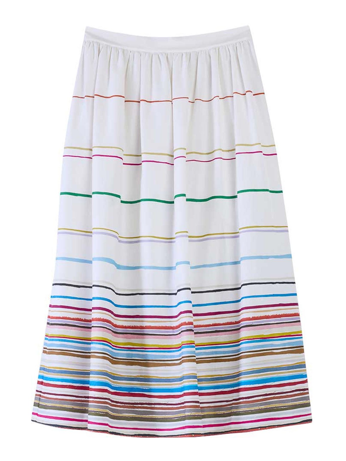 Long Multistripe Skirt Ps