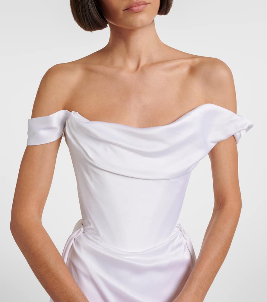 Bridal Nova Grace satin bustier gown