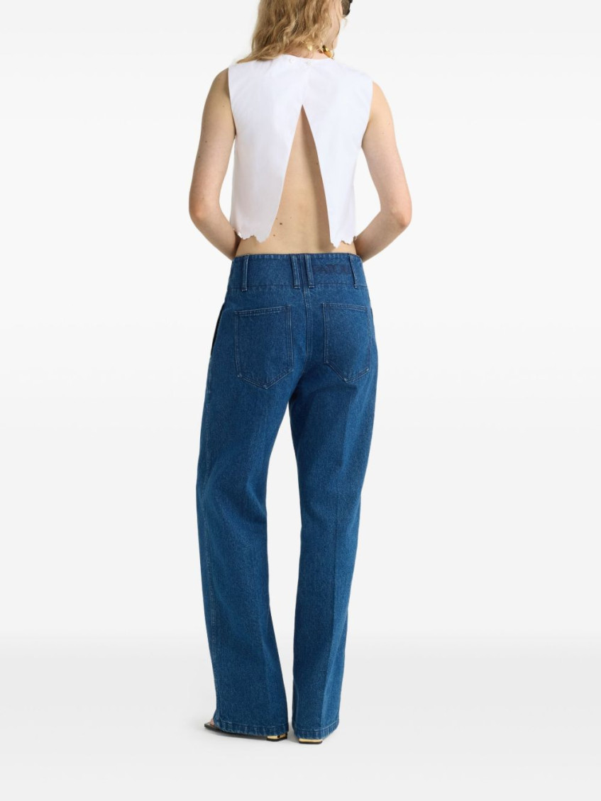 Short Poplin Top