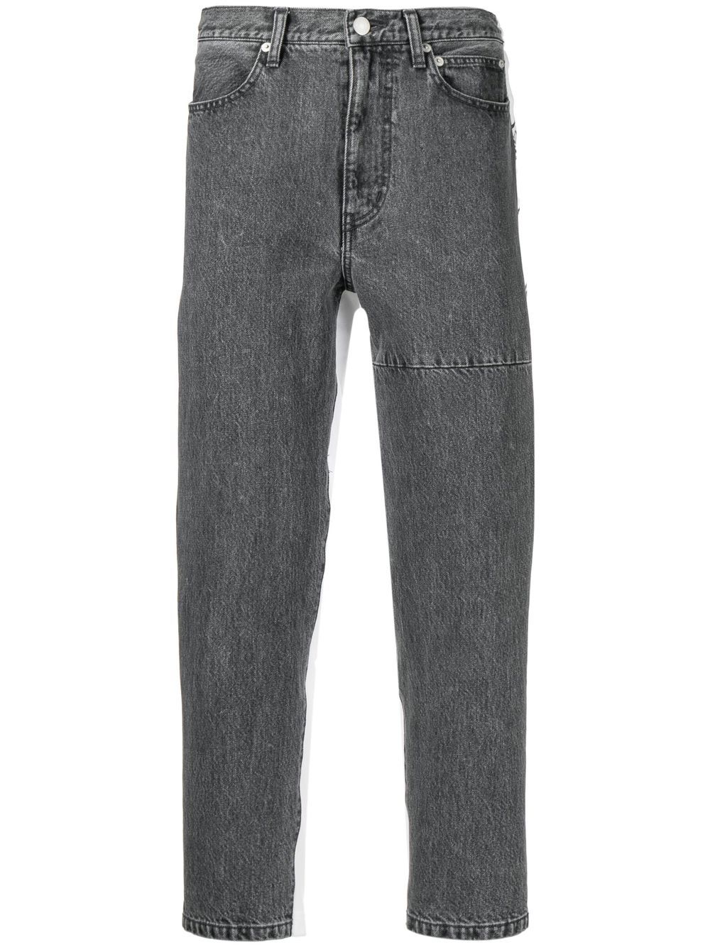 Panelled cropped trousers