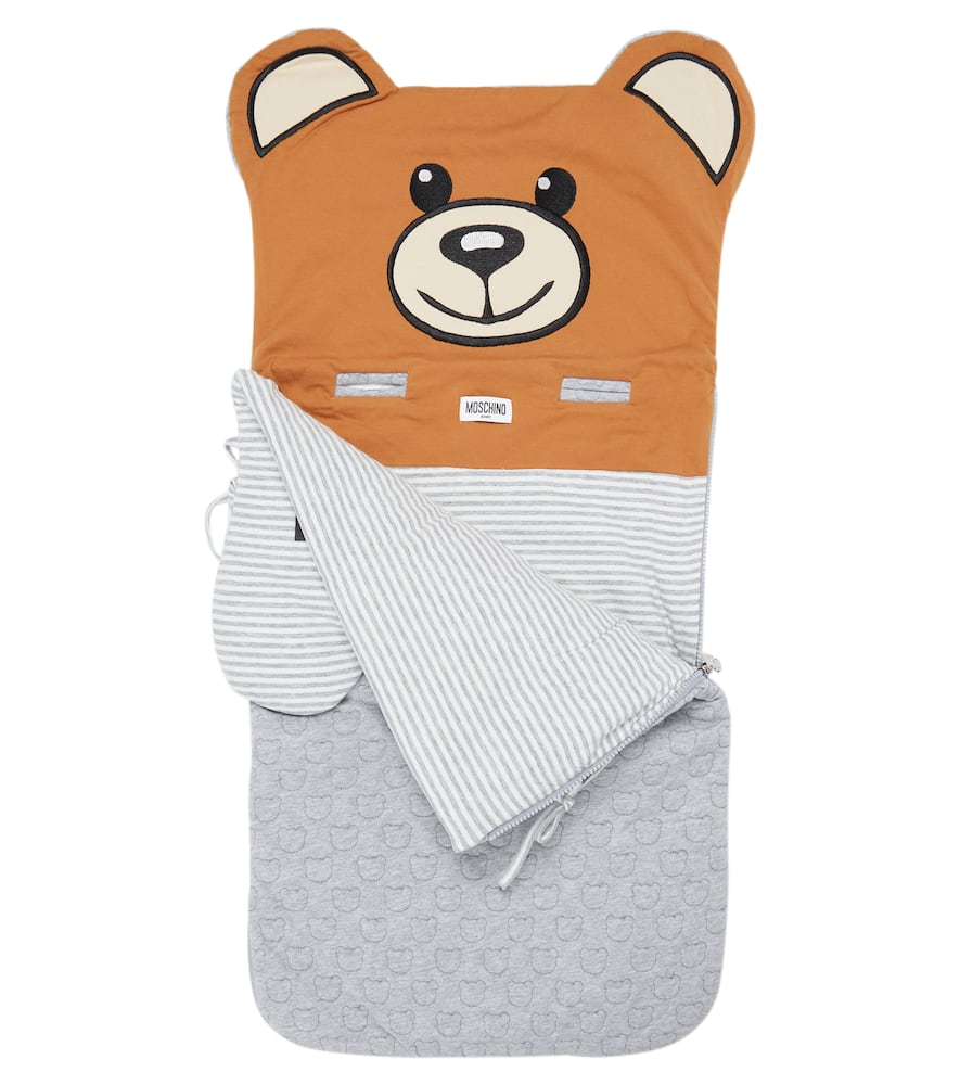 Moschino Kids Baby Teddy Bear sleeping bag
