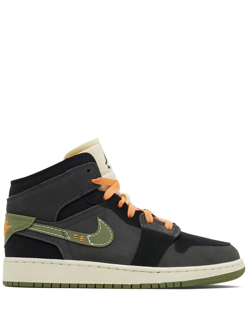 Jordan Air Jordan 1 Mid SE "Craft Anthracite/Light Olive" sneakers - Black