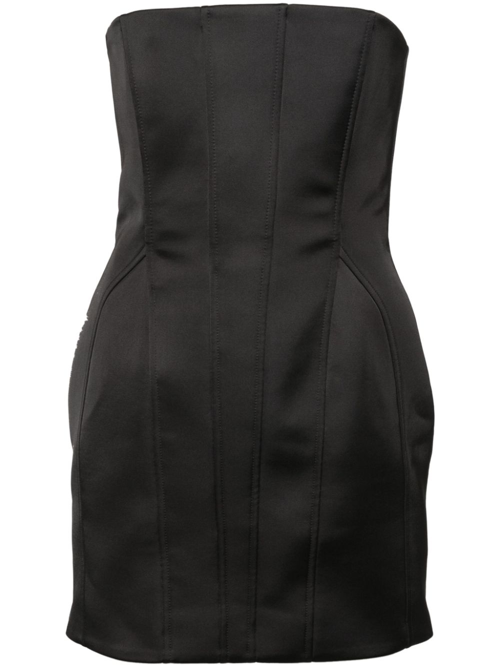 Corset-style dress - Black