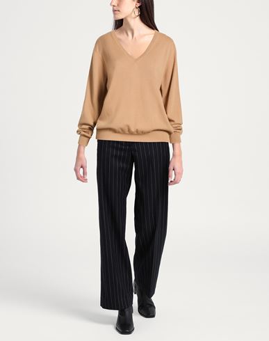 Woman Sweater Camel Size 10 Cashmere
