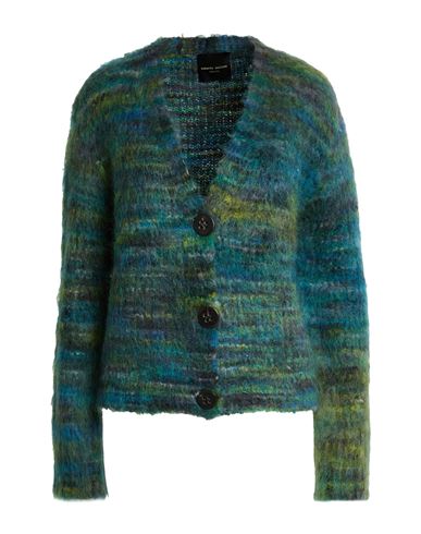 Woman Cardigan Green Size M Merino Wool, Mohair wool, Polyamide