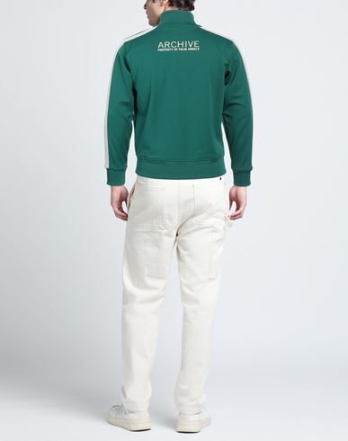 Man Sweatshirt Emerald green Size XXS Polyester
