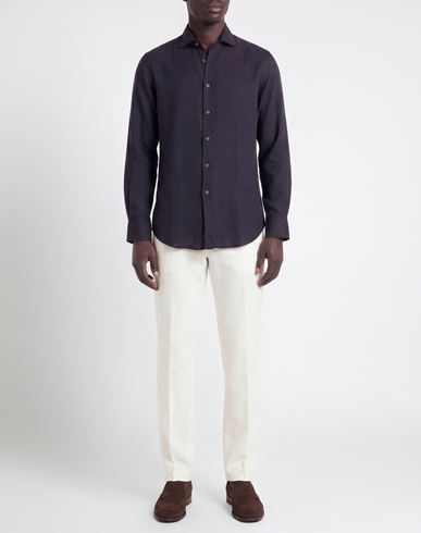 Man Shirt Midnight blue Size 15 ½ Modal, Wool
