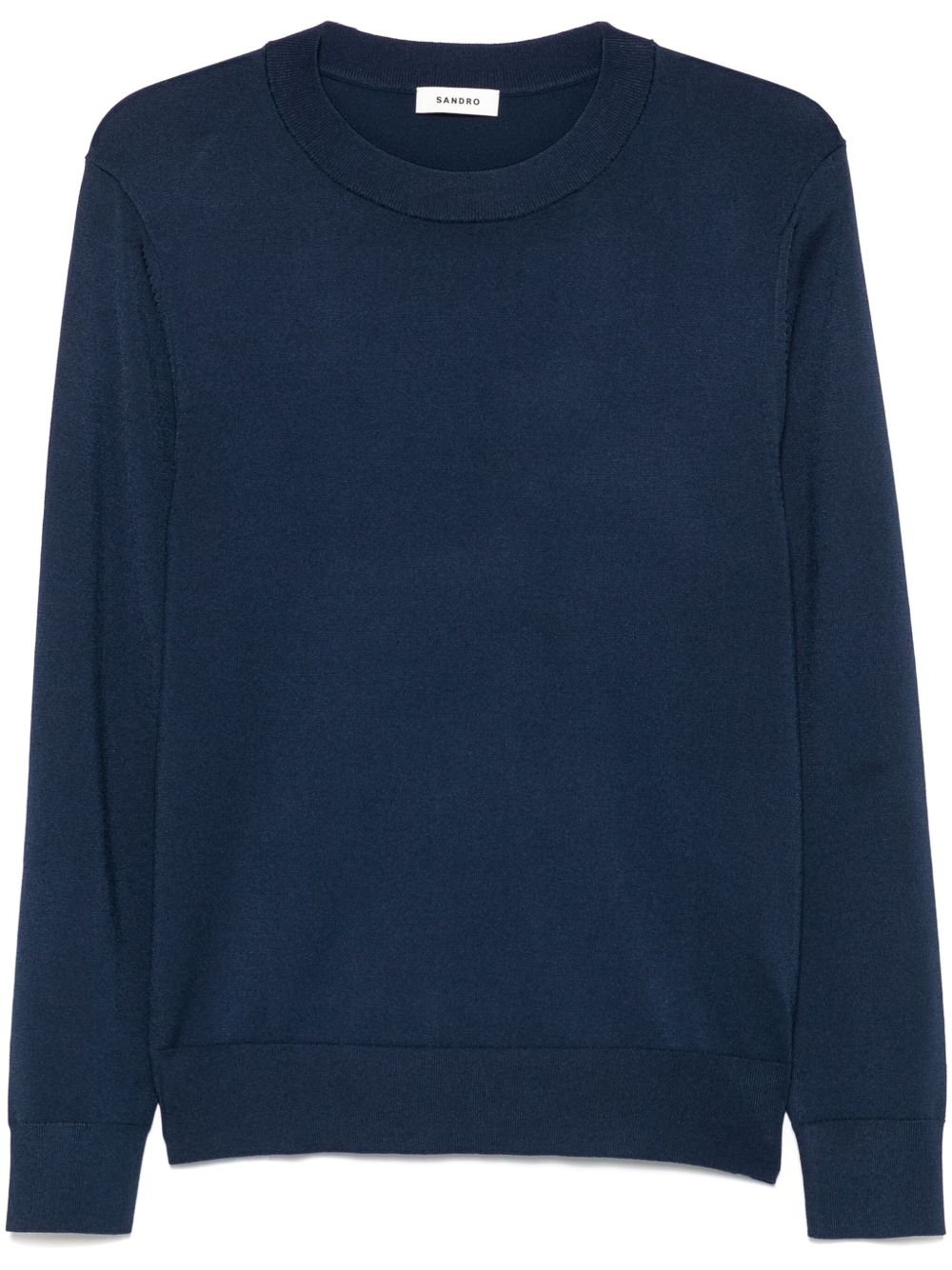 산드로 남성 fine-knit sweater - Blue SHPTR00624