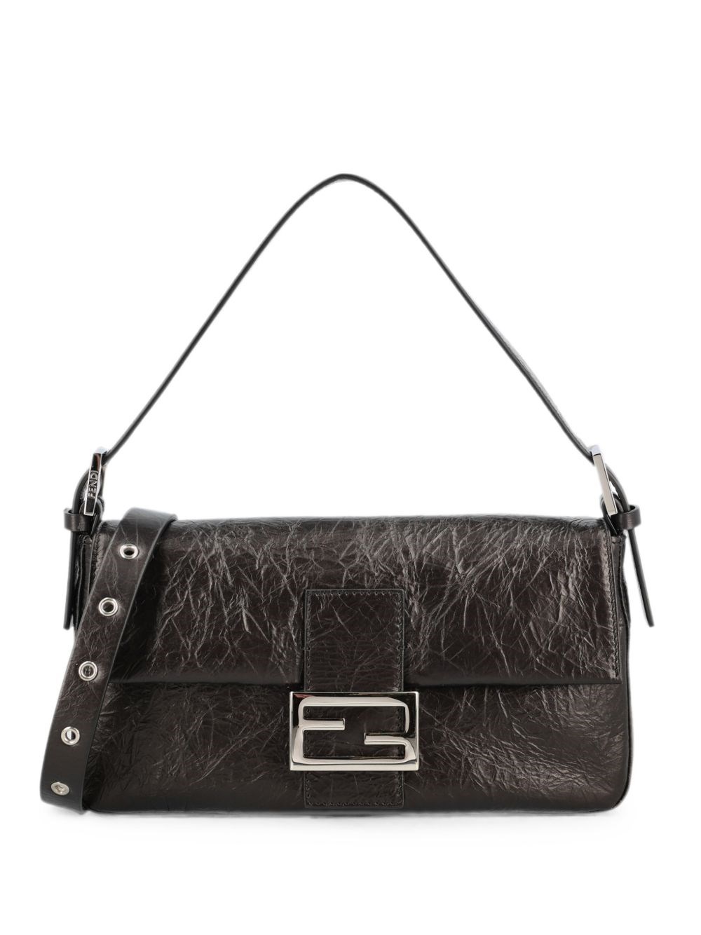 Baguette Leather Shoulder Bag