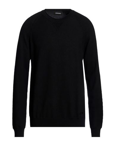 Man Sweater Black Size M Virgin Wool