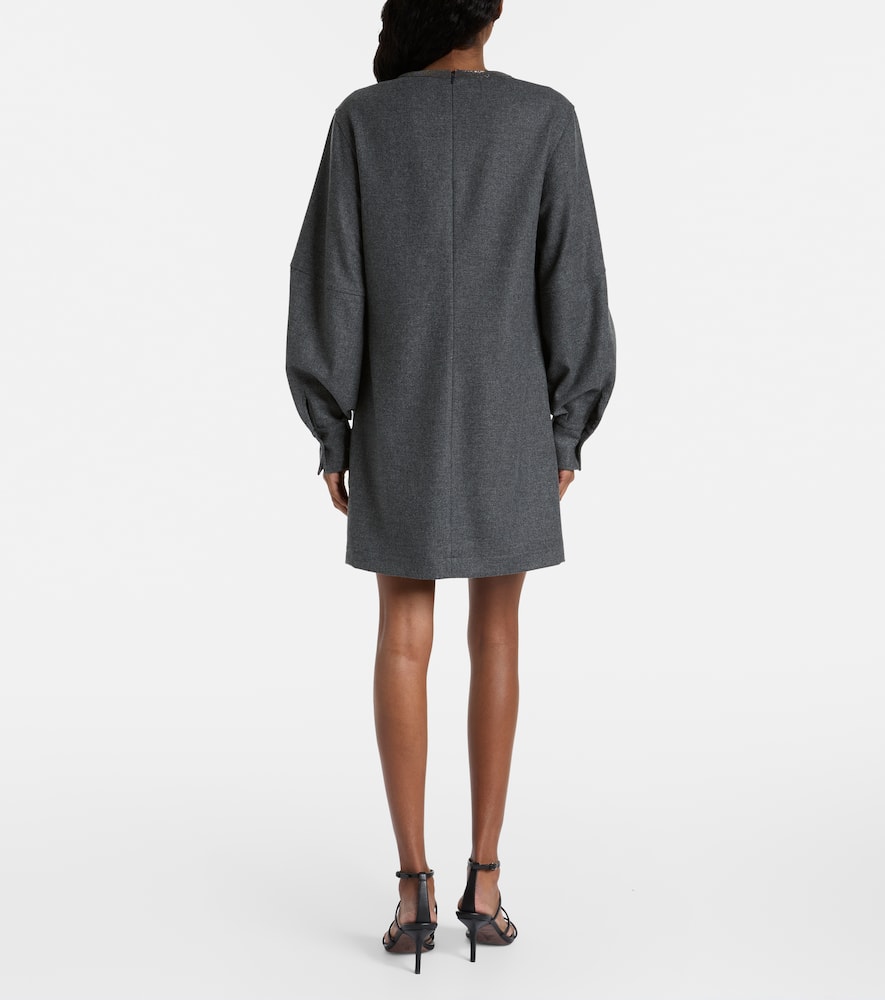 Wool and cashmere minidress