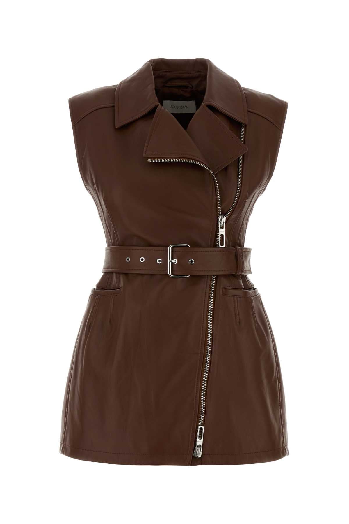 Vest — Brown