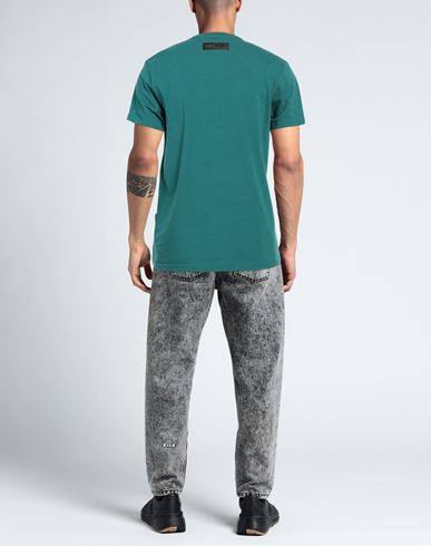 Man T-shirt Deep jade
