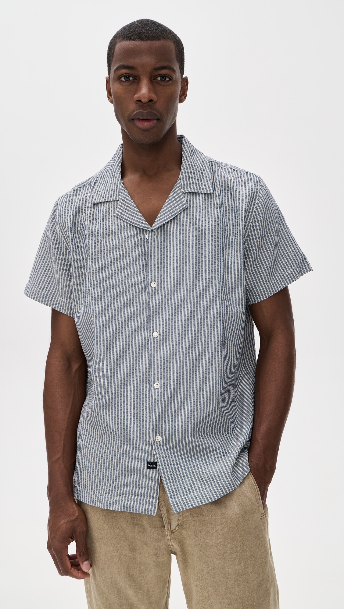 Amalfi Shirt Navy Deck Stripe