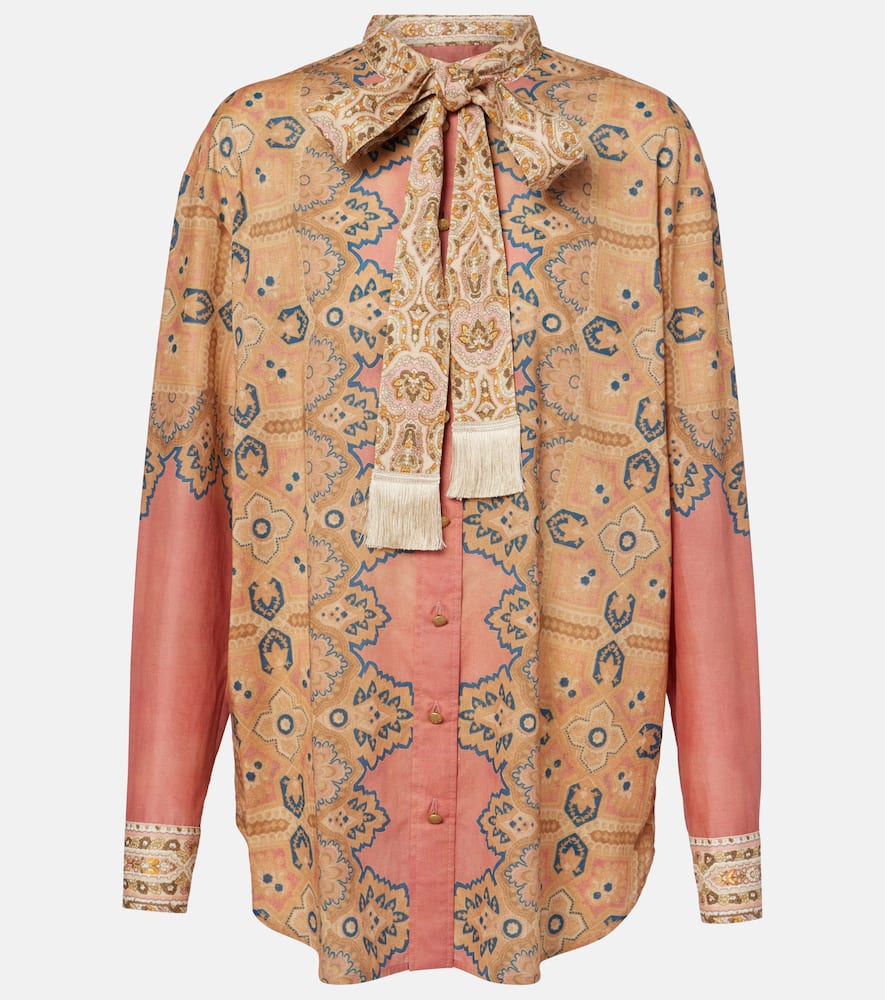 Voyage Imaginaire cotton muslin blouse