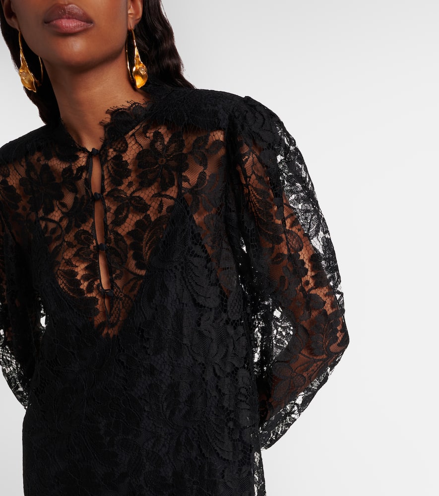 Chloé Floral lace minidress