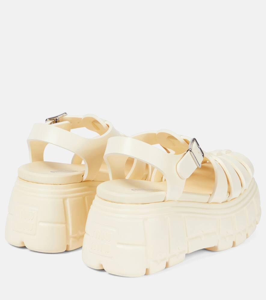 Miu Miu Fisherman platform sandals