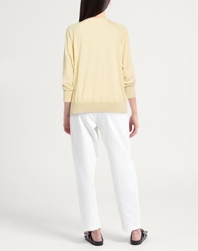 Woman Sweater Pastel yellow Size S Cotton, Cashmere