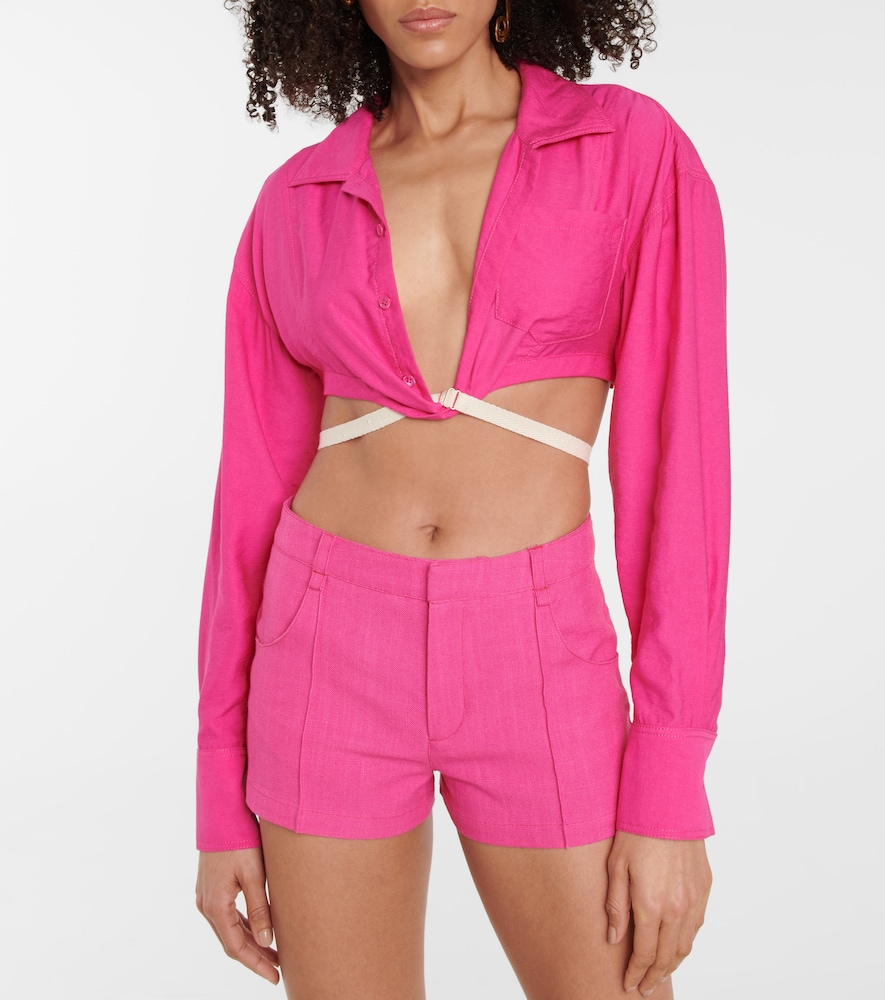 Exclusive to Mytheresa - La Chemise Laurier cropped shirt
