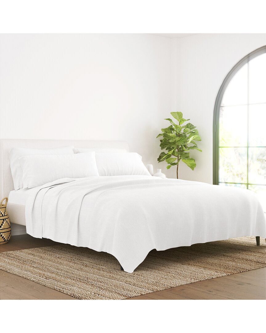 Linen Bamboo Blend Premium Ultra Soft 4Pc Sheet Set