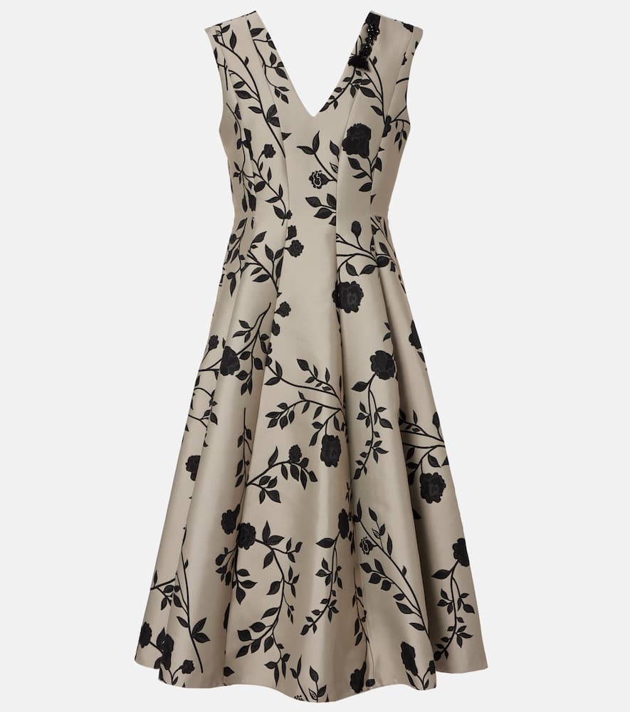 Clea floral midi dress