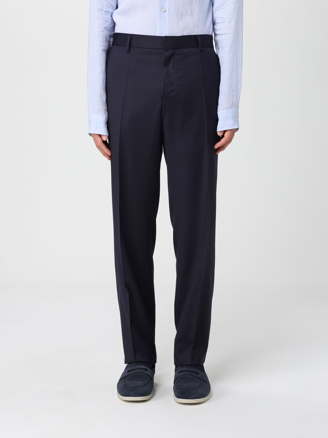 Pants BOSS Men color Blue