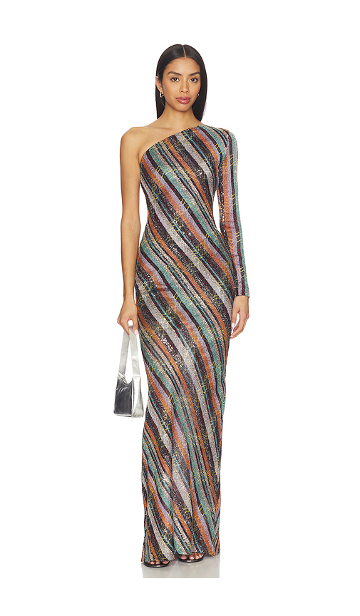 Missoni Long Dress in Blue,Black. 42/6. Also