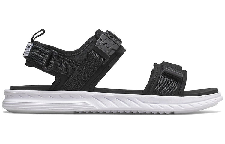 600 Series Black Unisex Sandals