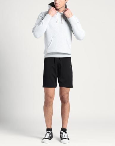 Man Shorts & Bermuda Shorts Black Size L Cotton