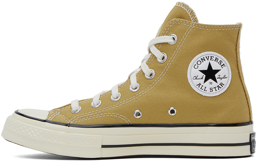 Tan Chuck 70 High Top Sneakers