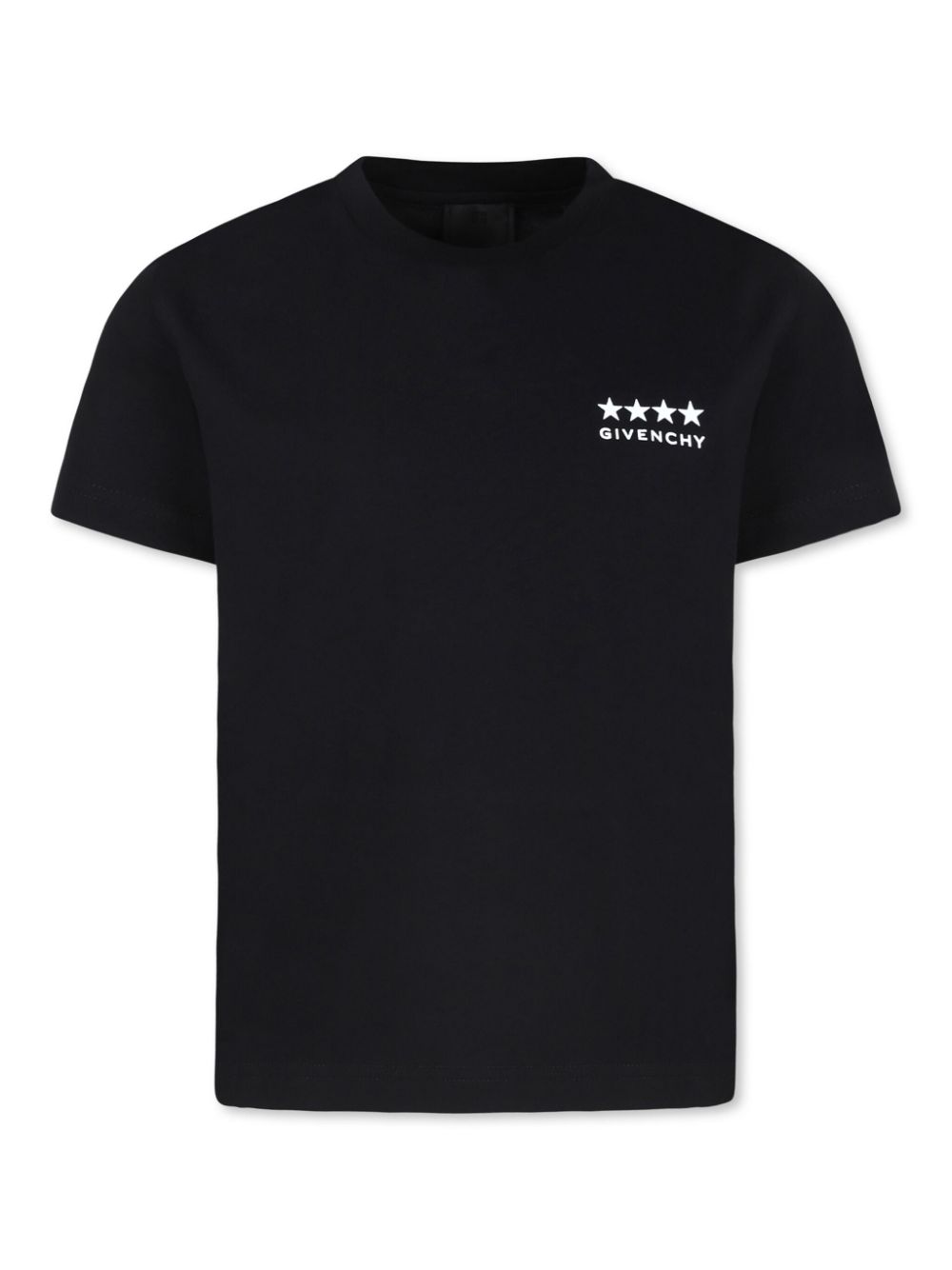 4G-print organic-cotton T-shirt - Black