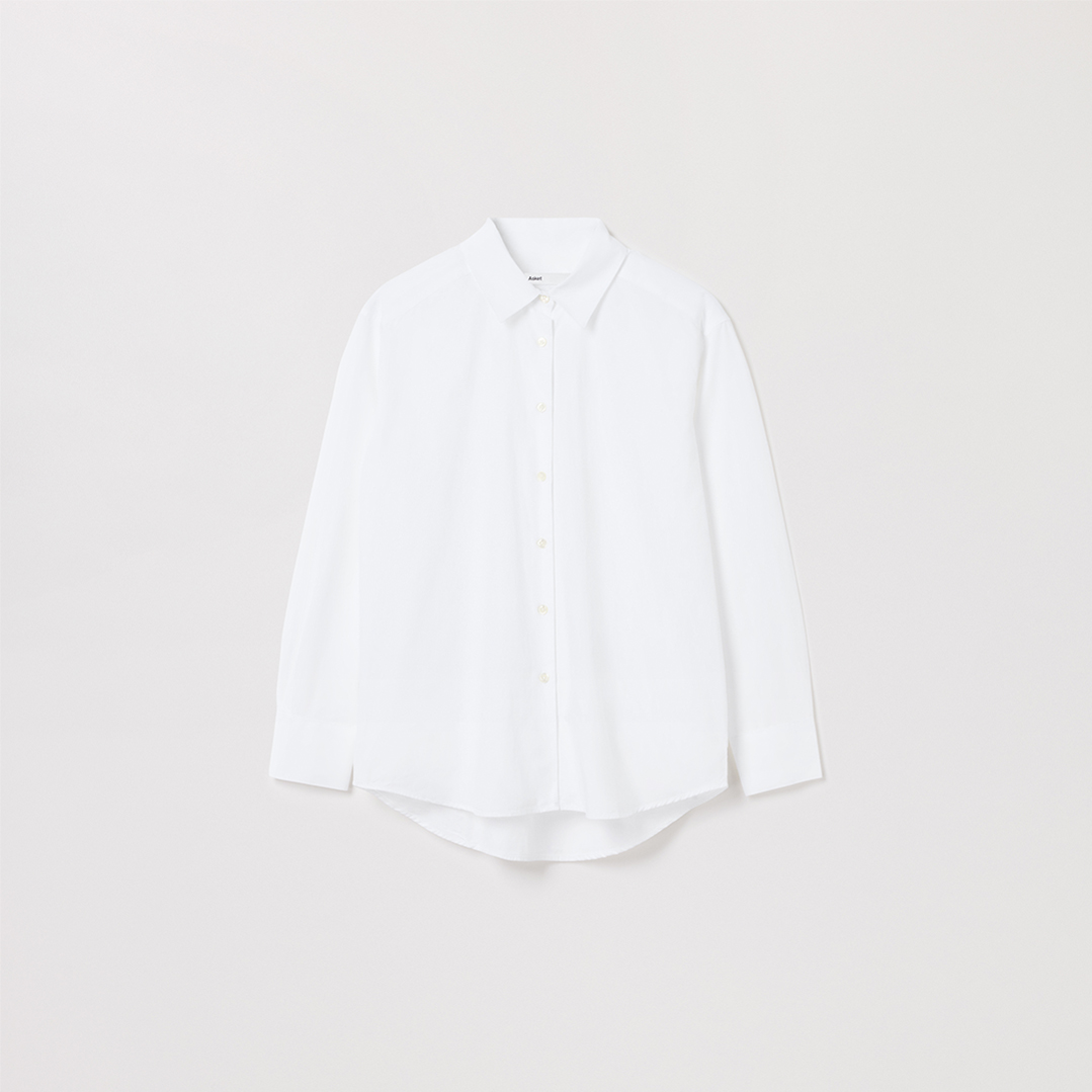 Asket Popeline Overhemd Wit - Women
