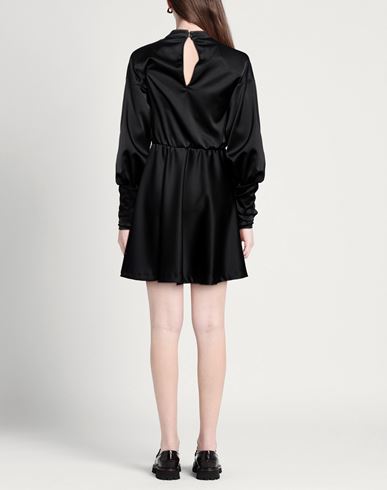Woman Mini dress Black Size S PES