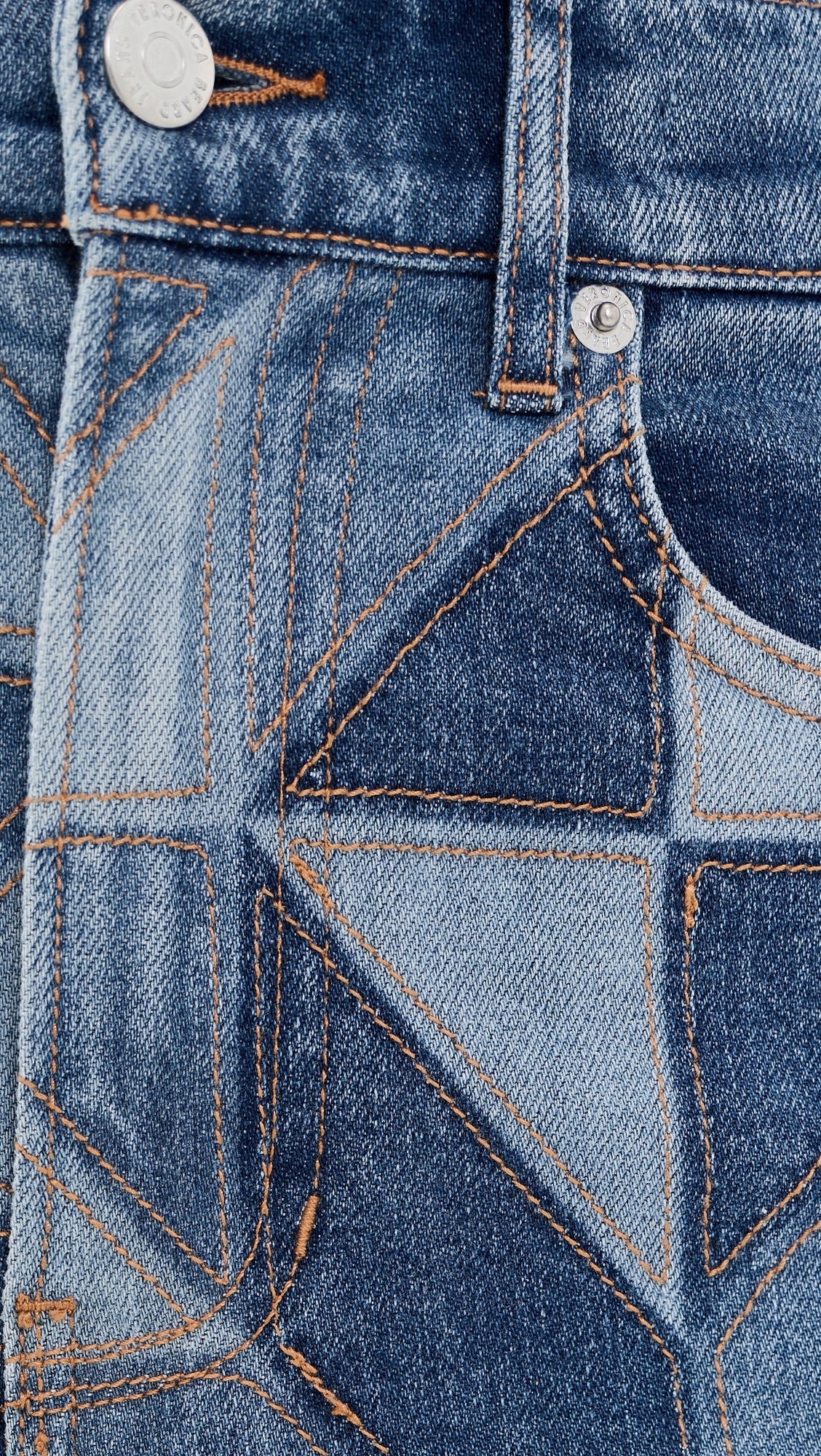 Dylan Ankle High Rise Straight Leg Jeans Prism Blue