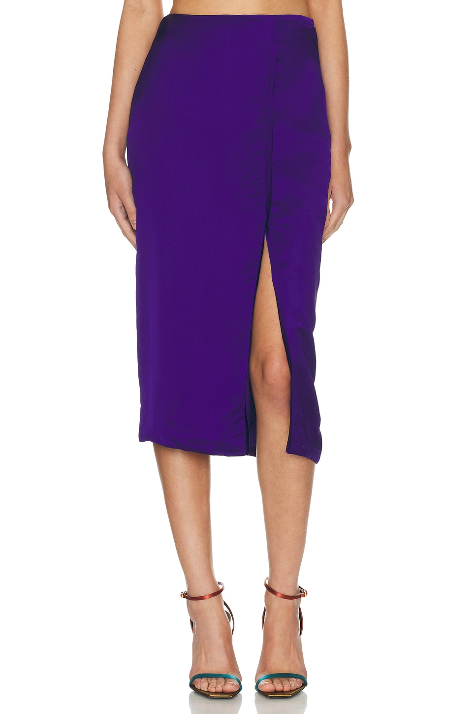 Alejandra Alonso Rojas Un Edge Pencil Skirt in Blue. 6. Also